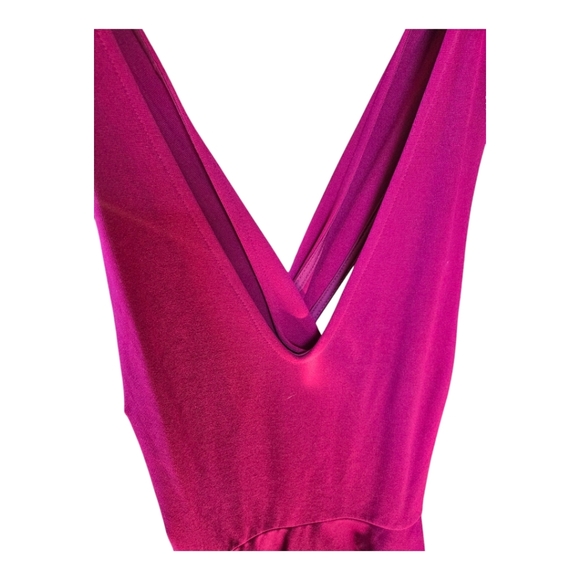 Lulu's Fuchsia Cross-Back Dress - Picture 5 of 8